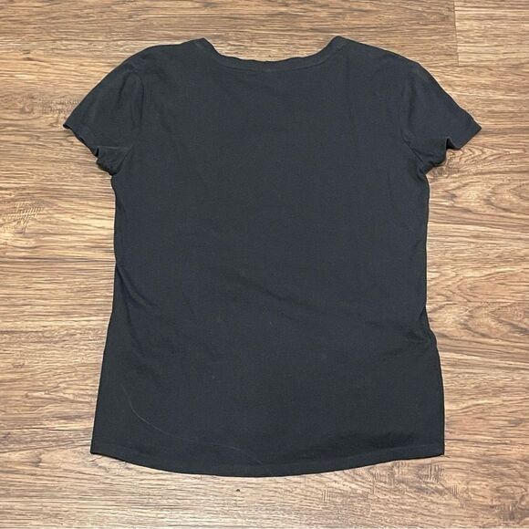 Marilyn Monroe V-neck Tshirt Black Icon Actress Fashionista Blonde Dreamer Large - Picture 5 of 6